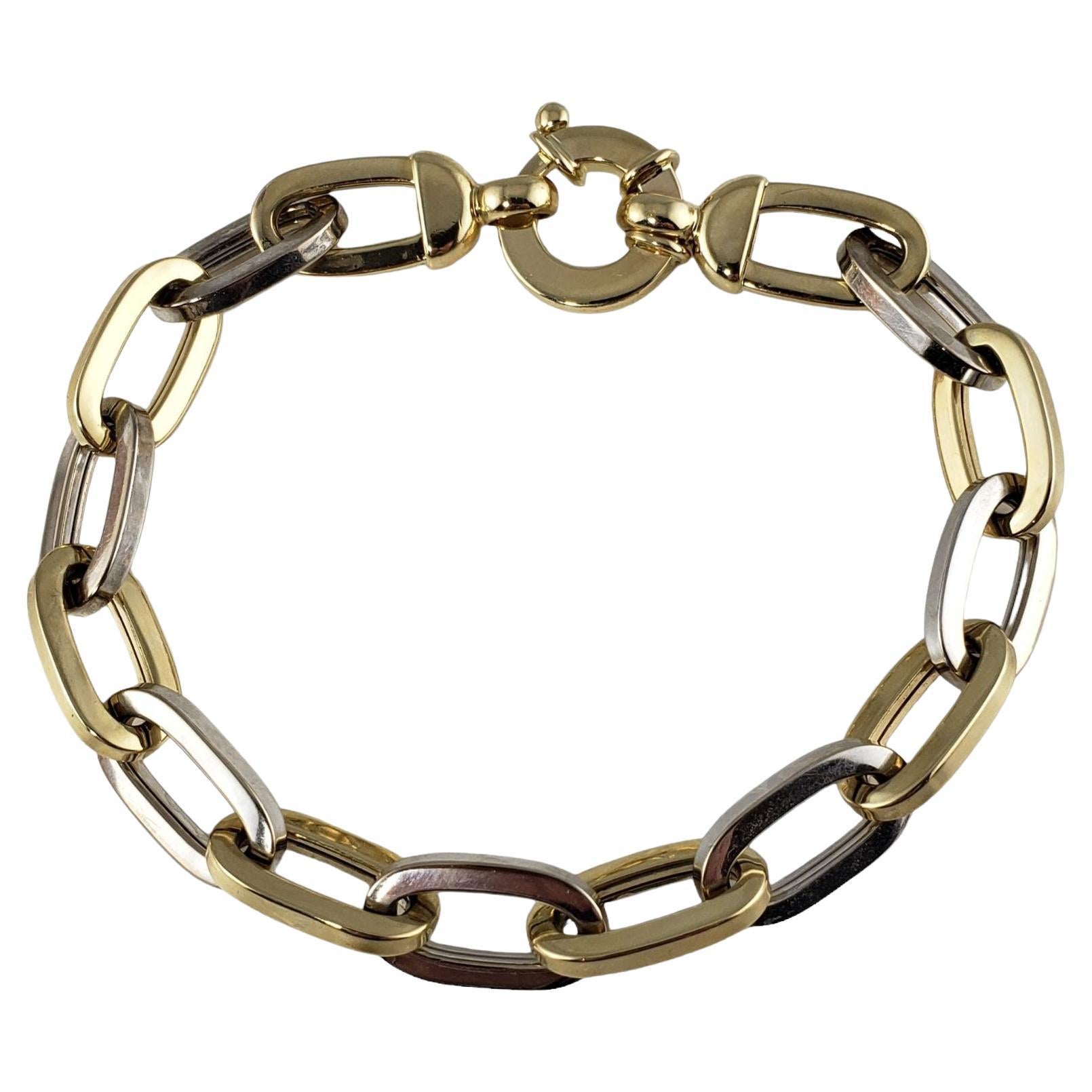 9ct White Gold 4 Link Bracelet