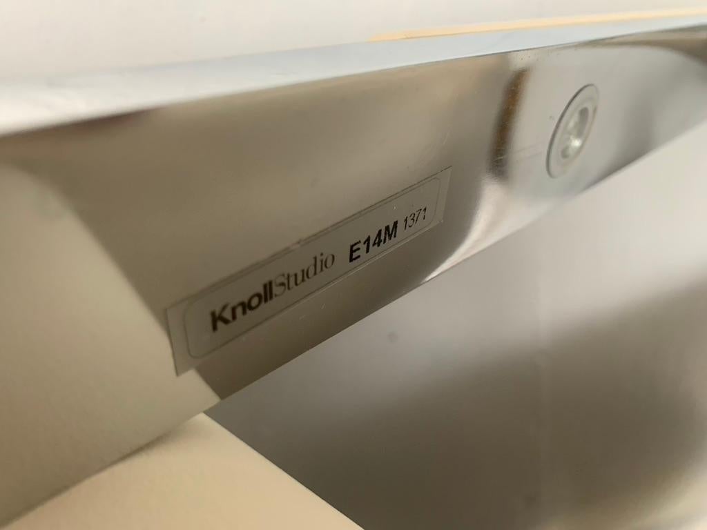 14 Knoll Studio „Brno Flat Bar“ Sessel - in Chrom und elfenbeinfarbenem Leder im Angebot 6