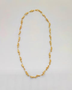 14 kt gold animal necklace "Monkeys"