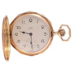 Vintage 14 Kt Gold Audemars Frères Genève Pocket Watch, before Audemars Piguet founded