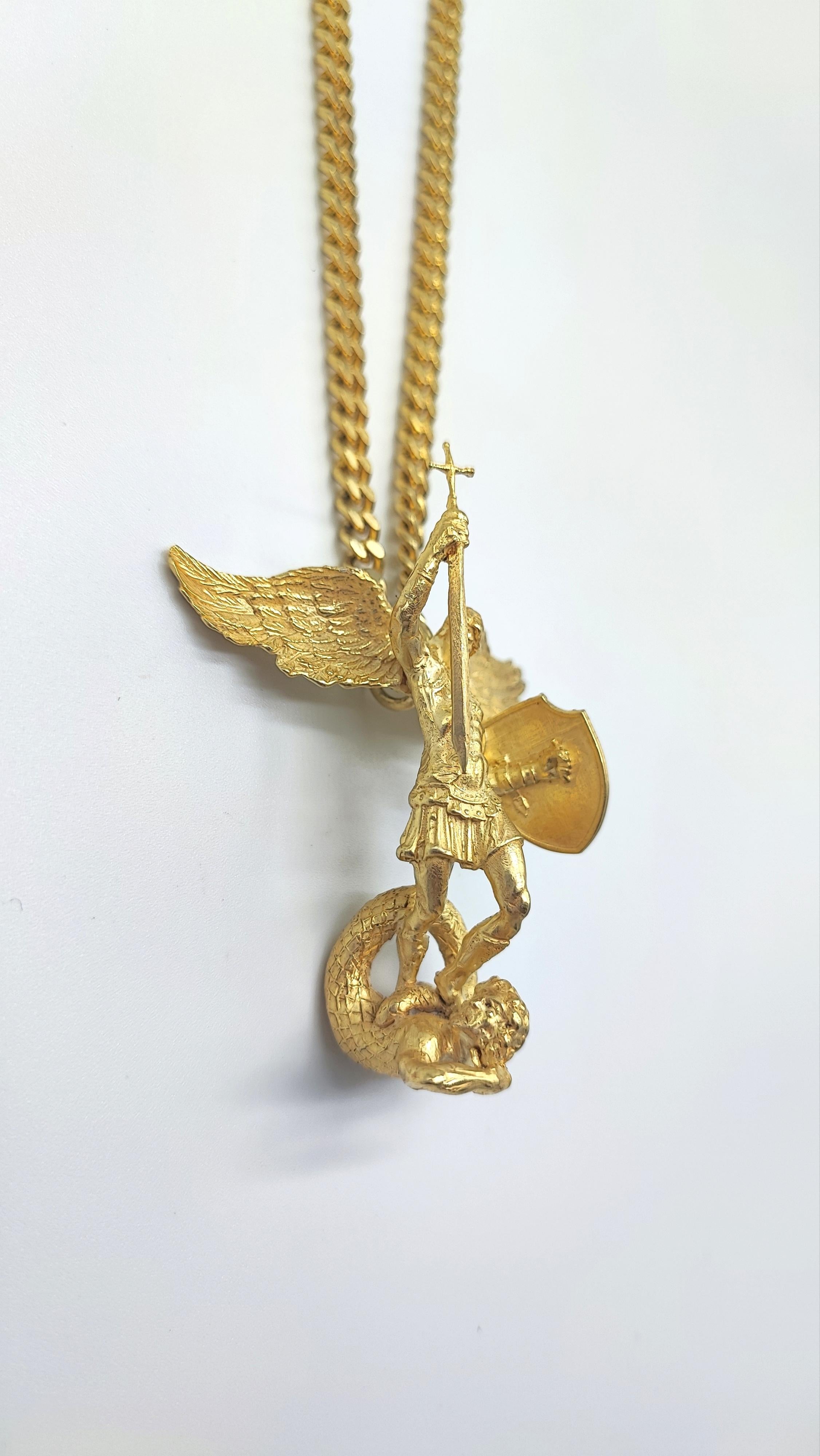 saint michael archangel necklace