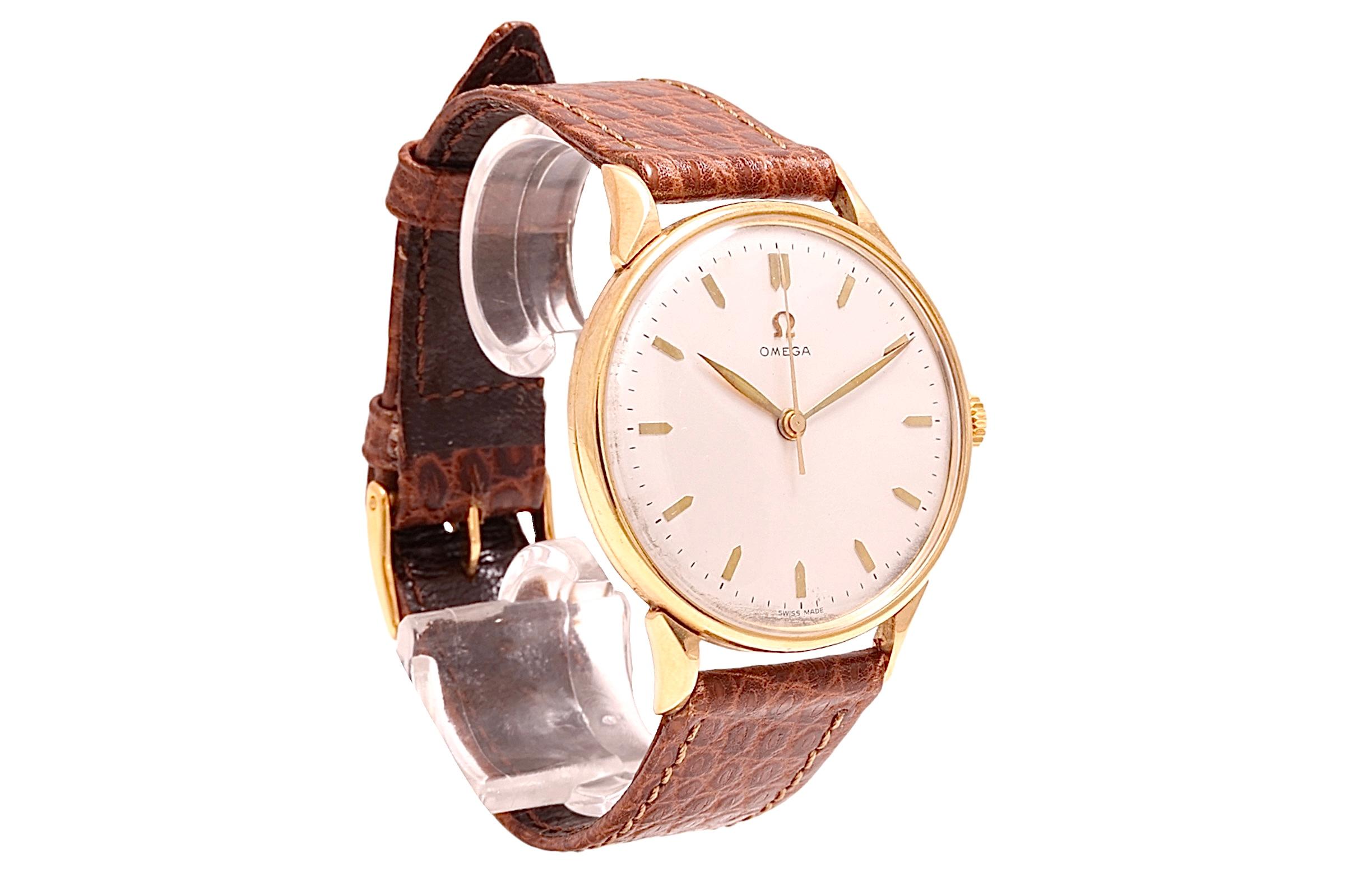 Artisan 14 Kt Solid Yellow Gold Omega Jumbo, Cal 30 T2 SCPC Collectors Wrist Watch For Sale