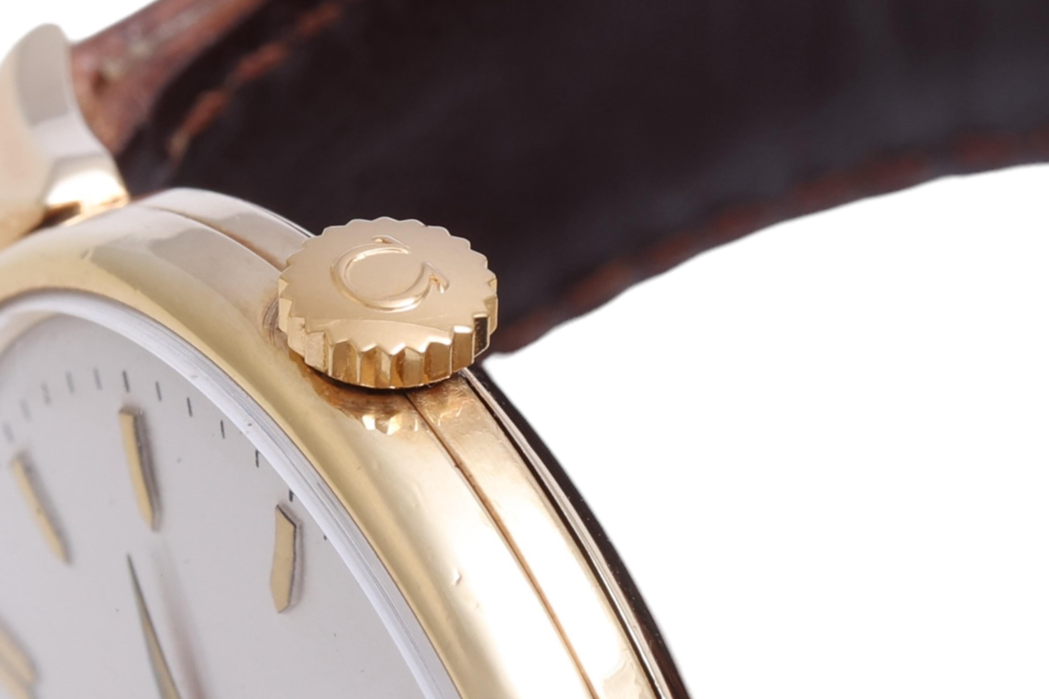 Artisan 14 Kt Solid Yellow Gold Omega Jumbo, Cal 30 T2 SCPC Collectors Wrist Watch For Sale