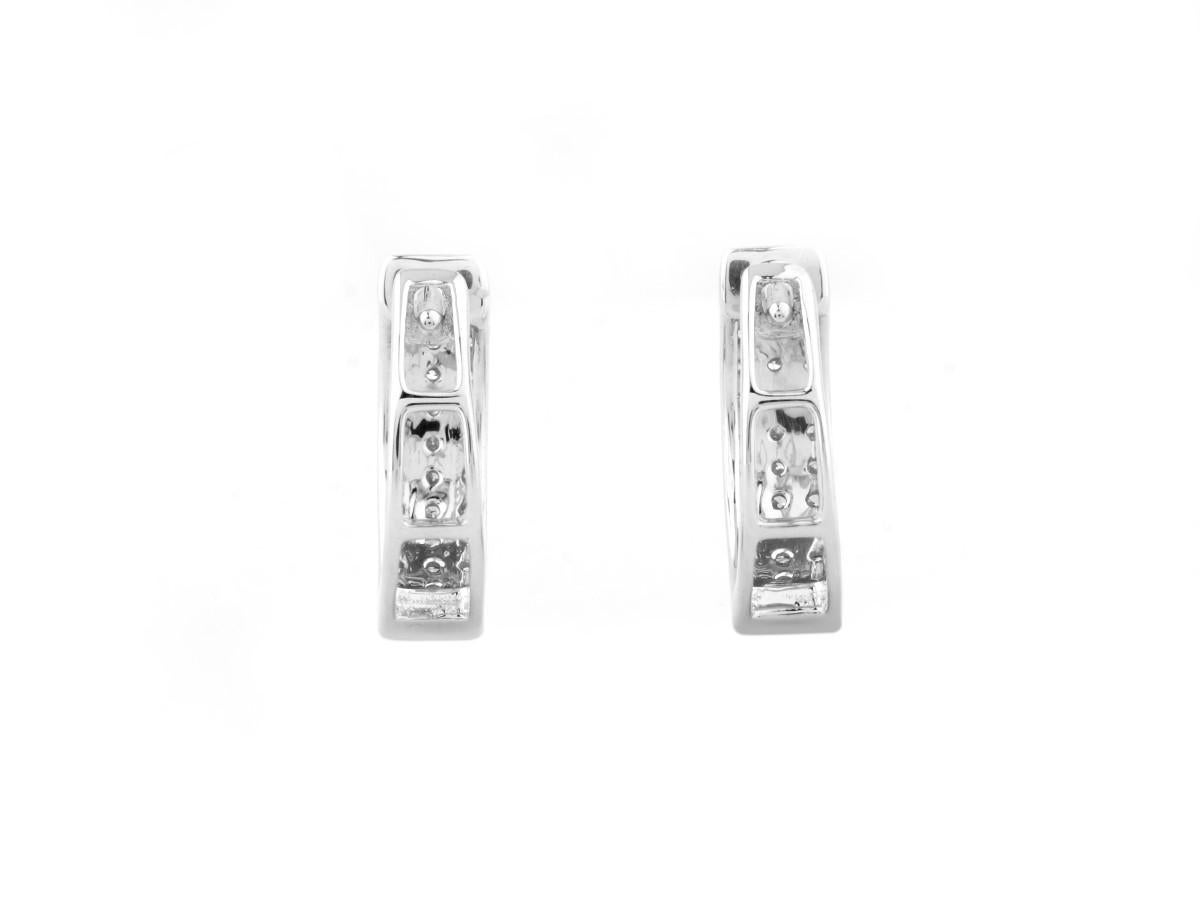 Contemporaneo 14 kt  Abbracci in oro bianco da 0,43 carati (diamante naturale) 