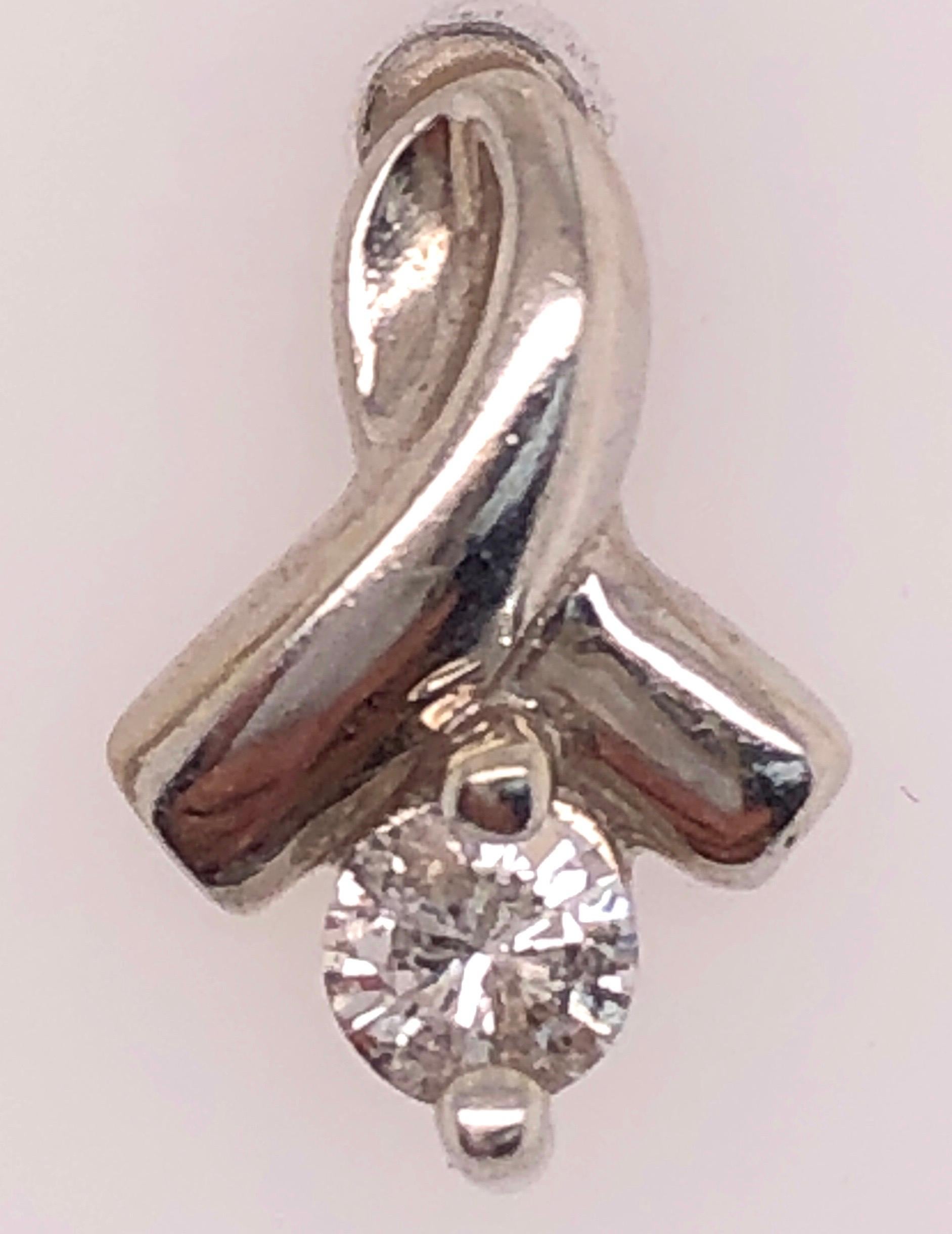 14 Kt White Gold And Diamond Drop Earrings 0.30 Total Diamond Weight
2 grams total weight.

note; pls. change the tag to 241
