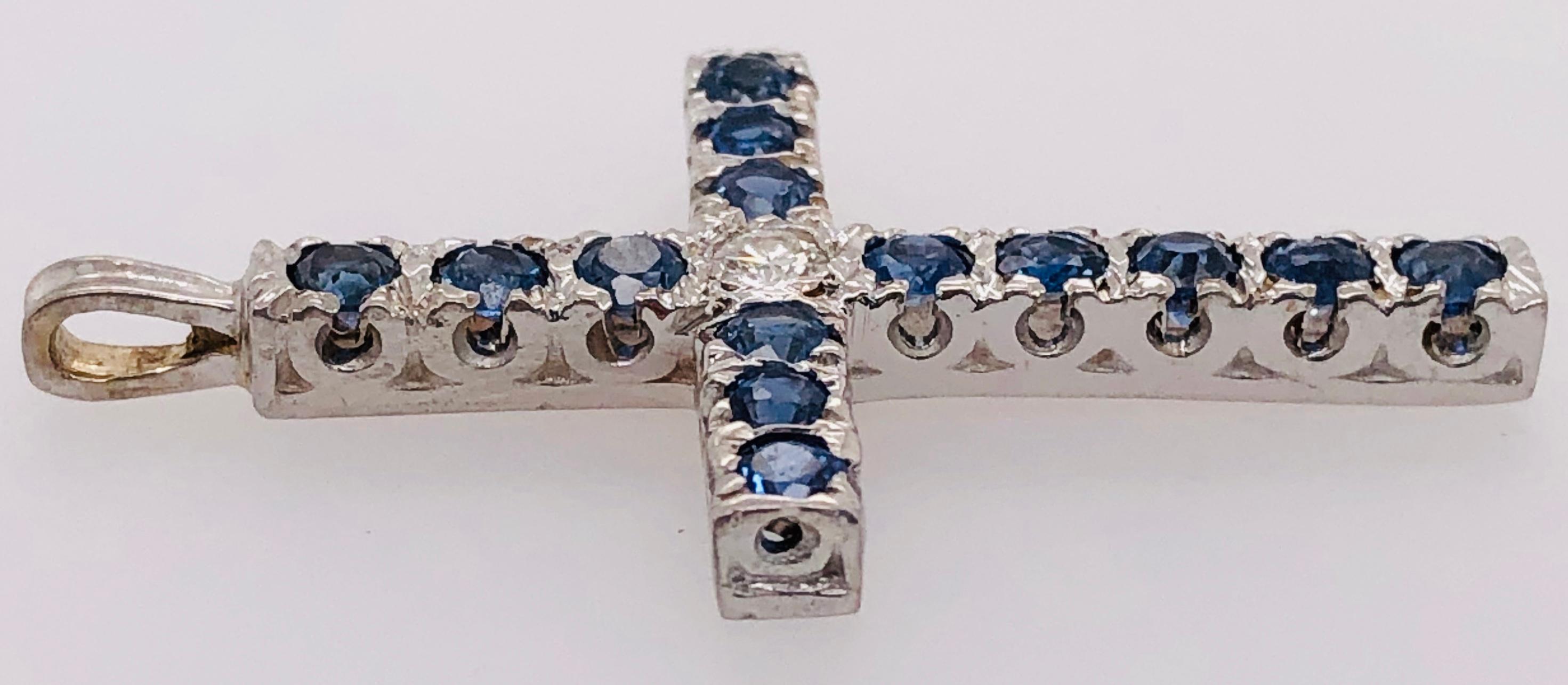 diamond and sapphire cross