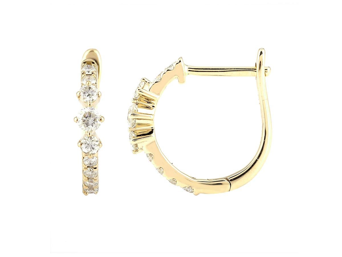 14 kt. Oro amarillo 0,30ct ( Diamante Natural ) 'Brillo Oval Graduado' Corte brillante en venta