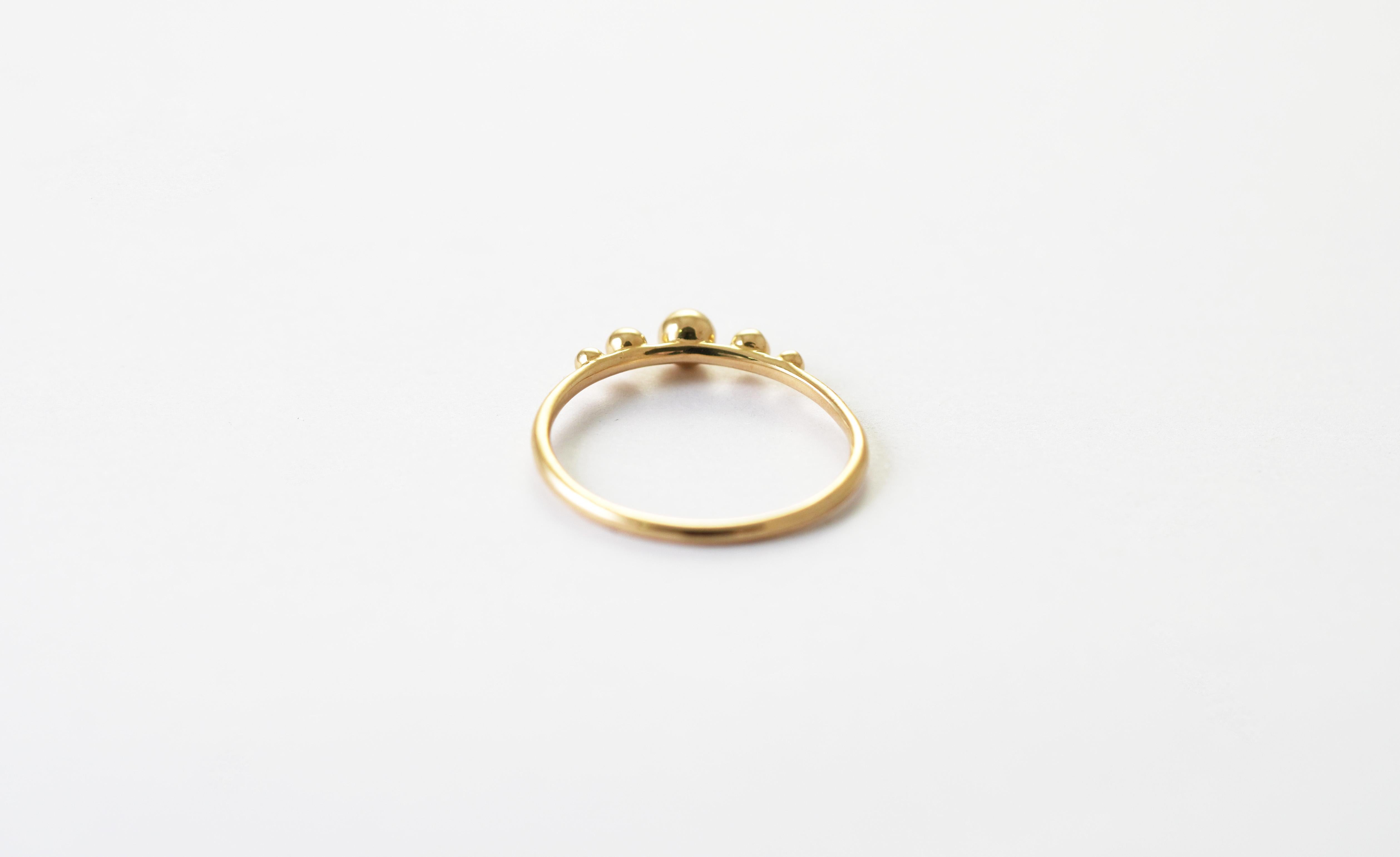 Bague en or jaune 14 kt Ball and Ball en vente 2