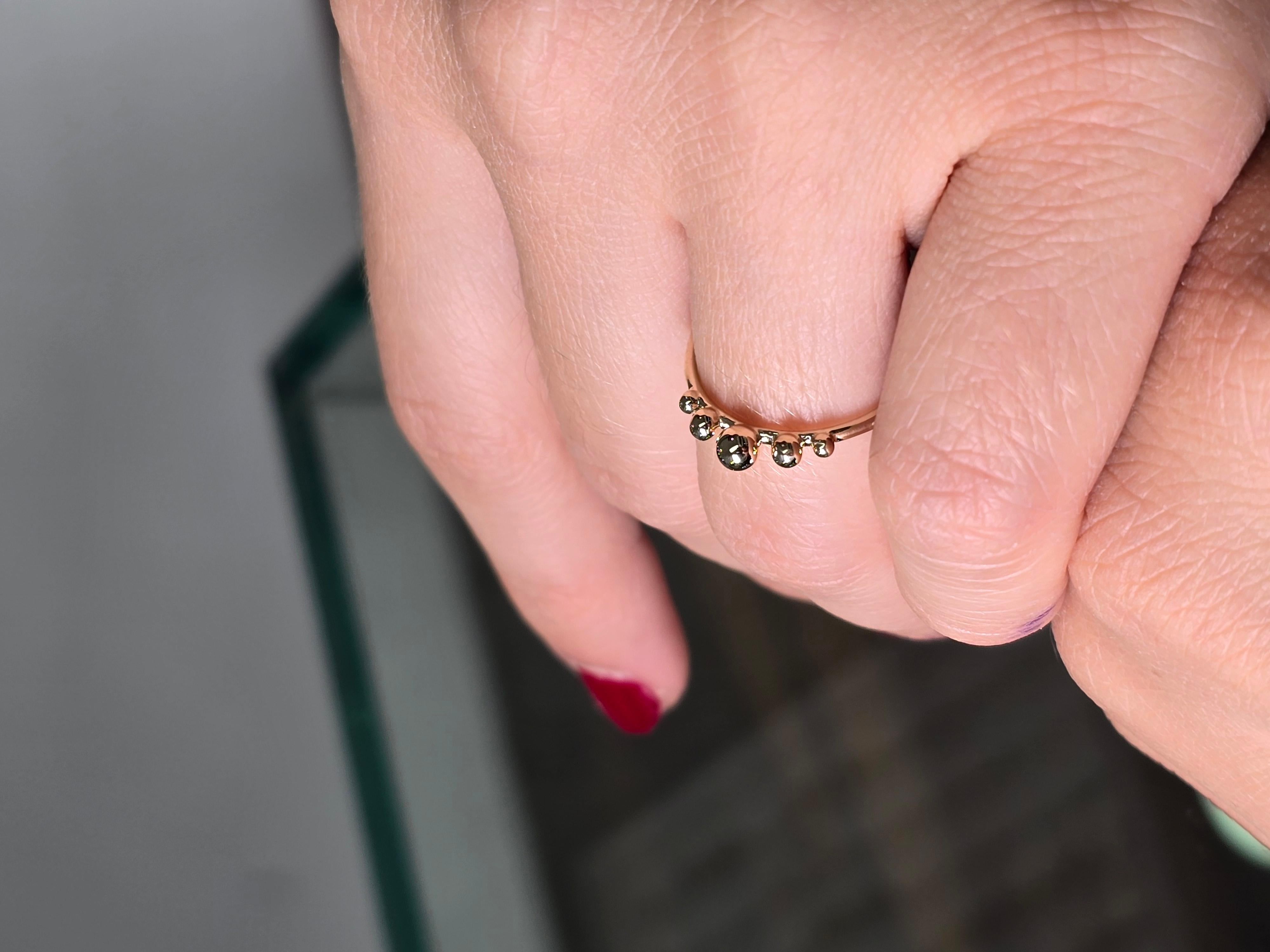 Bague en or jaune 14 kt Ball and Ball en vente 4