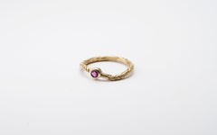 14 kt Yellow Gold Ruby Ring