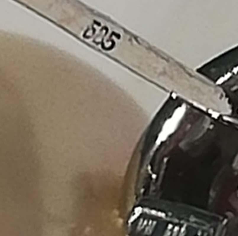 Donna Orecchini da 14 mm con perle, rubini, diamanti, oro bianco 14 carati. in vendita
