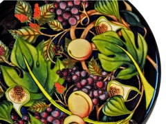 Moorcroft Pottery Queens Choice Charger 787/14 by Emma Bossons, circa 2000