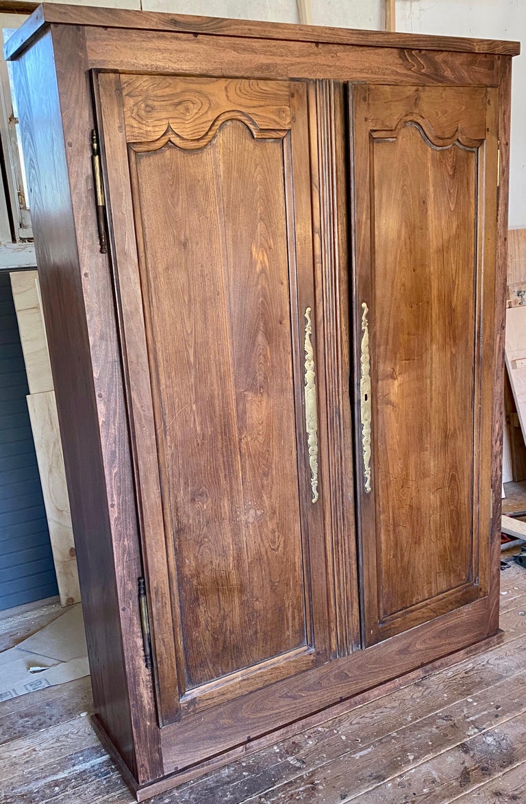 Narrow Depth Louis XV Style Armoire Storage Cupboard at 1stDibs