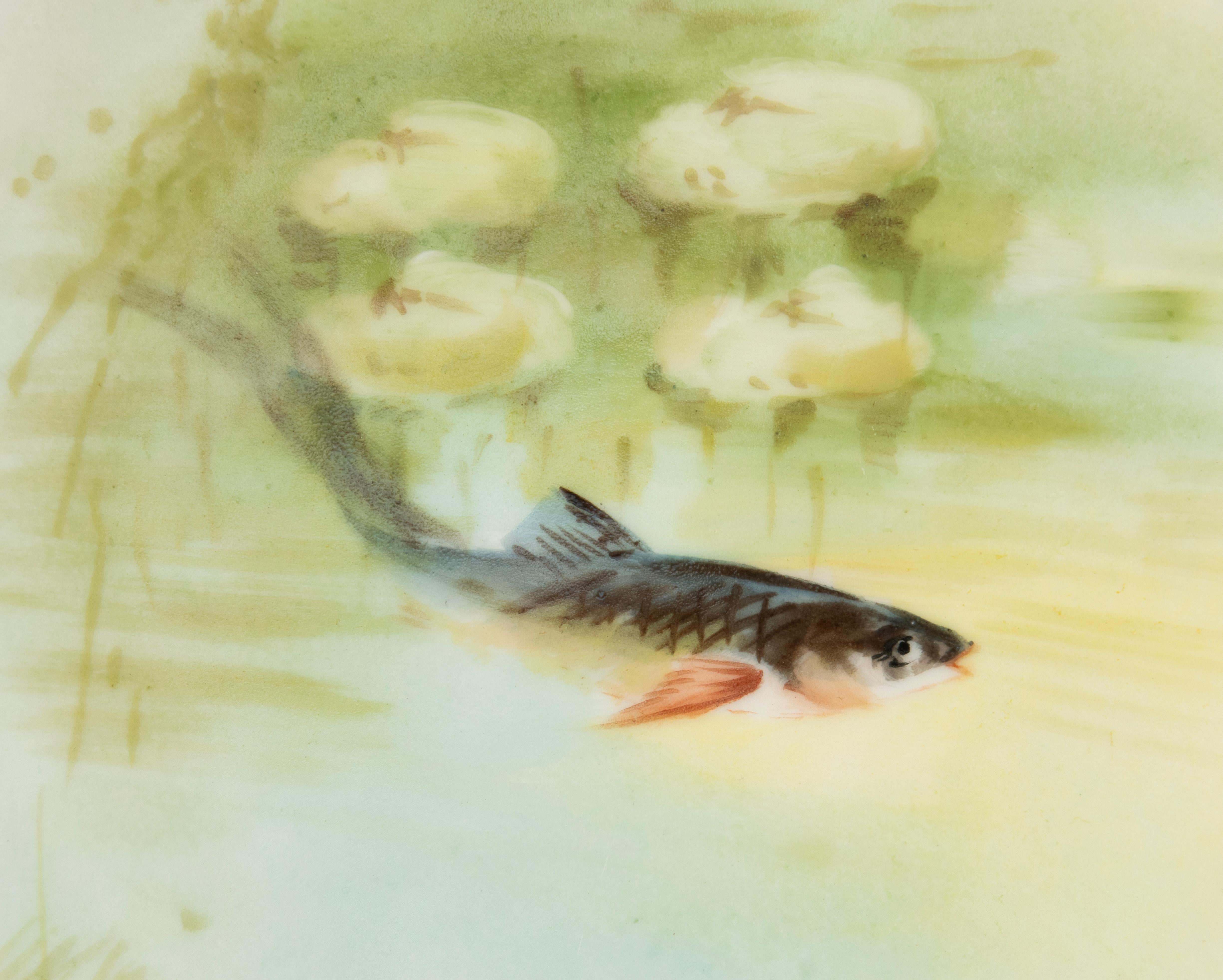 Servizio di pesce da 14 pezzi - Porcellana di Bernardaud Limoges - Anni '20 in vendita 6