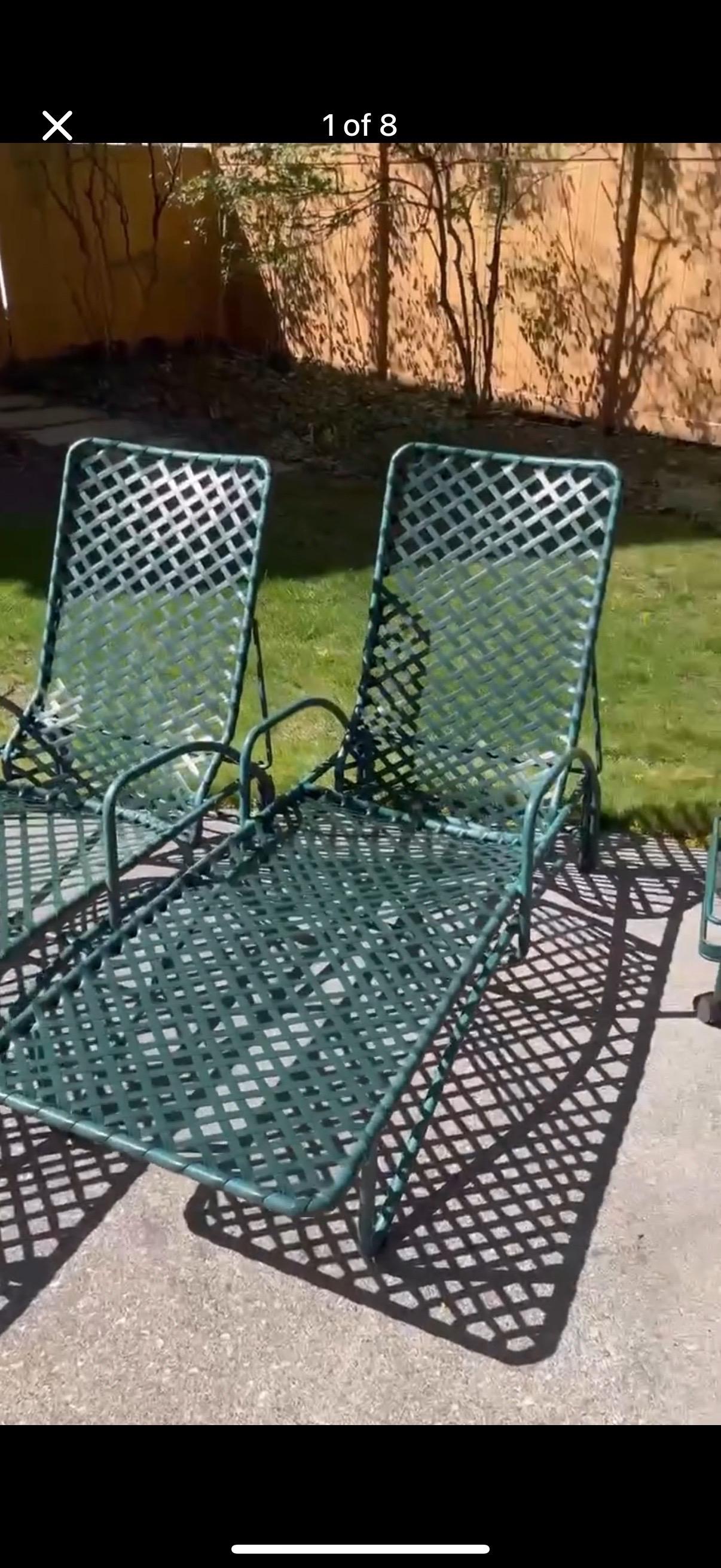Set da Patio Vintage Tamiami 14 pezzi in Greene & Greene & Greene Jordan Tamiami in vendita 9