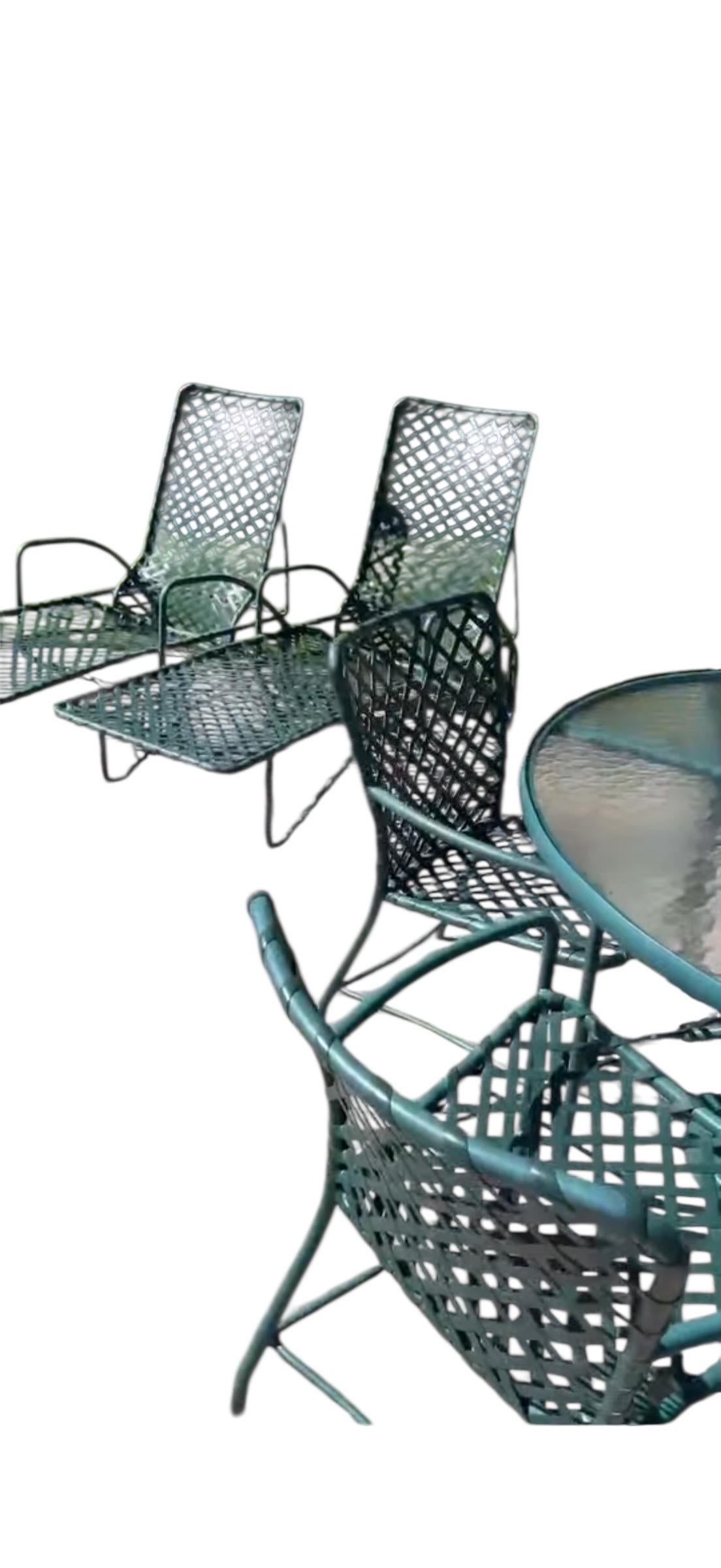Set da Patio Vintage Tamiami 14 pezzi in Greene & Greene & Greene Jordan Tamiami in vendita 11