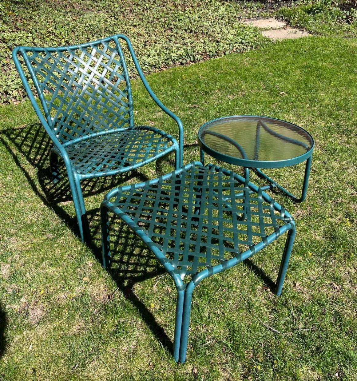 Americano Set da Patio Vintage Tamiami 14 pezzi in Greene & Greene & Greene Jordan Tamiami in vendita