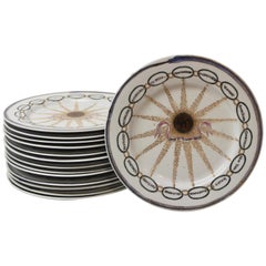 14 Plates from Martha Washington "States" China