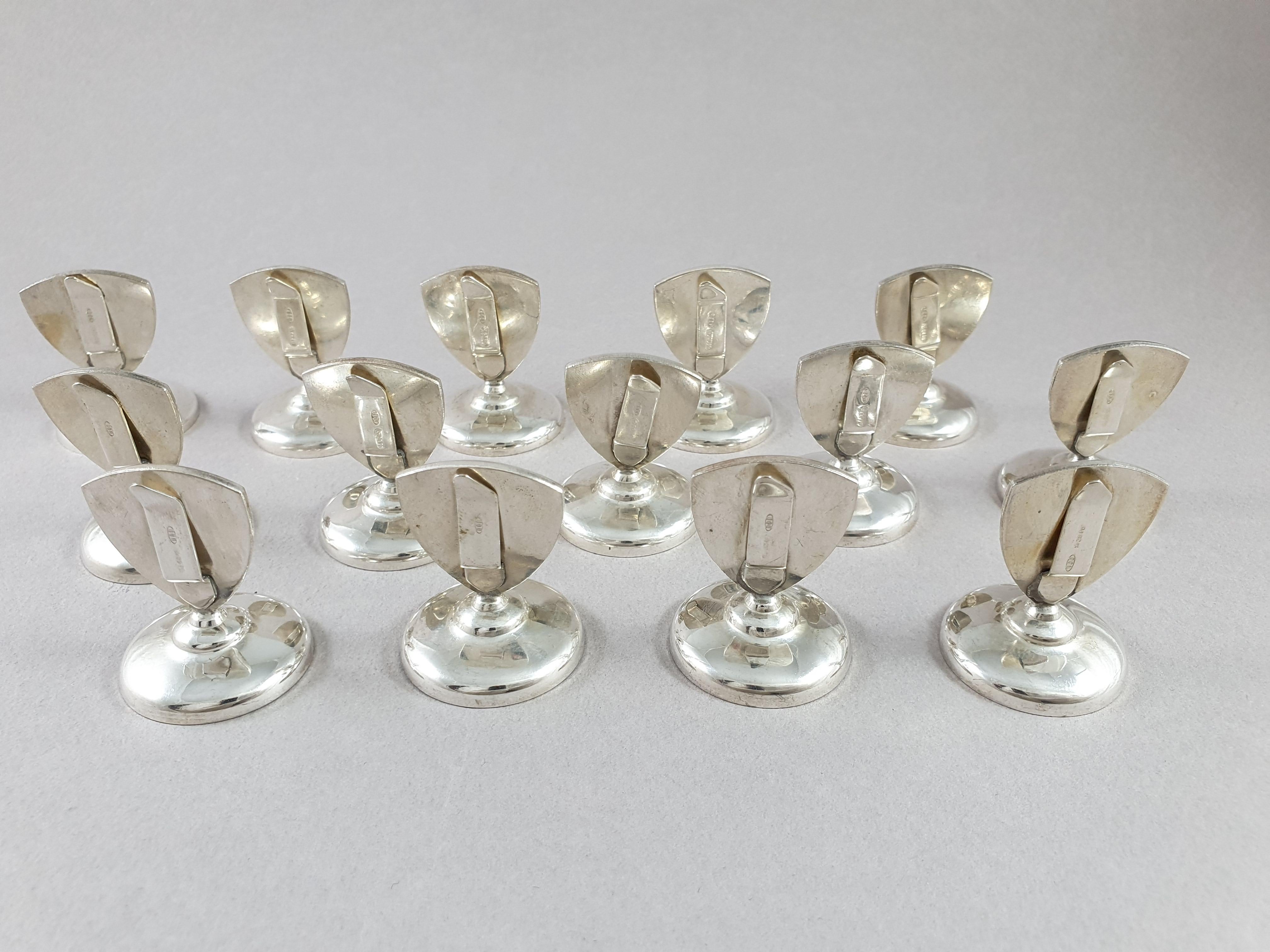 Sterling Silver 14 Solid Silver Place Card Holders