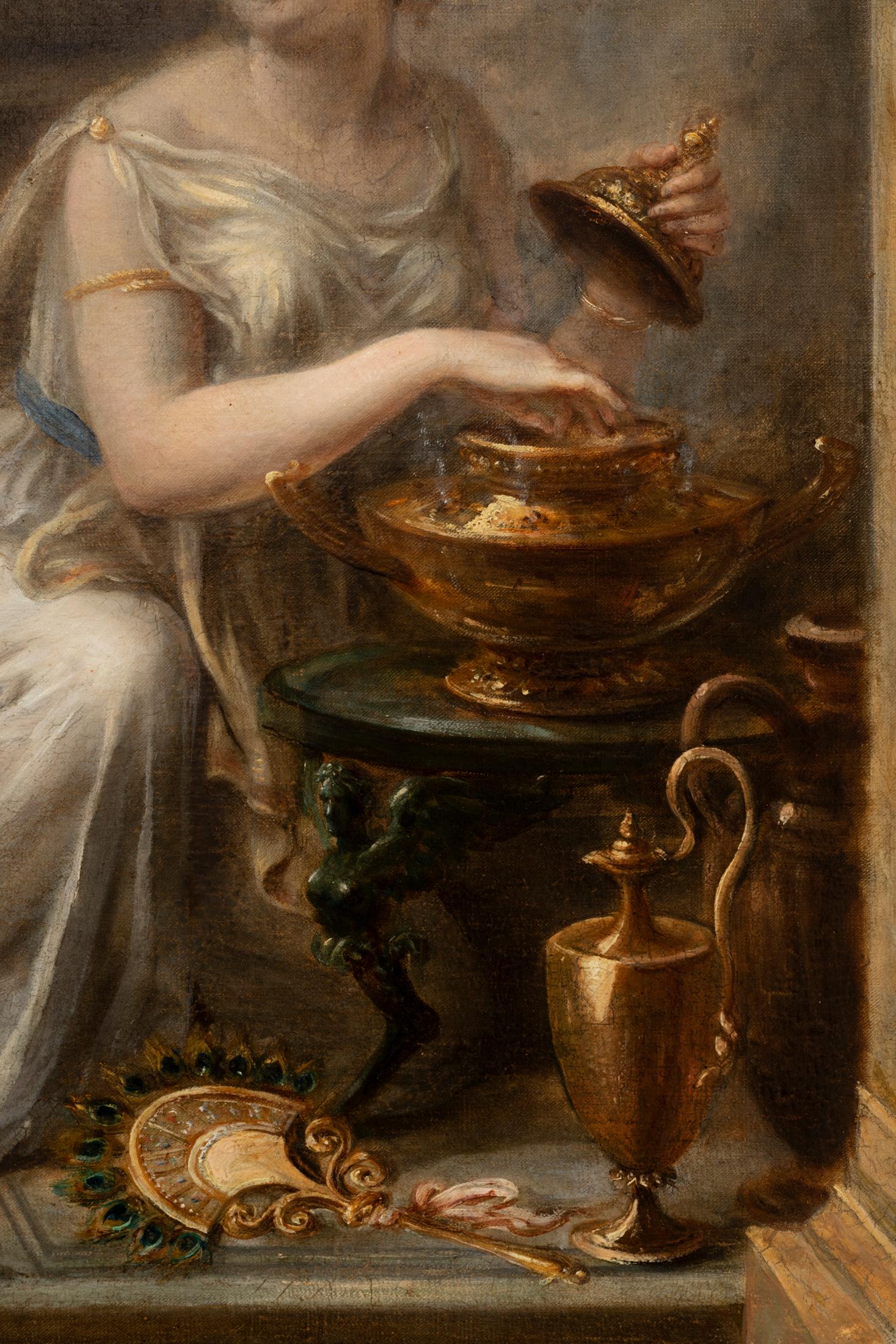 Romantic 14, Susanna and the Elders by Alexandre Marie Colin, 19th Century
