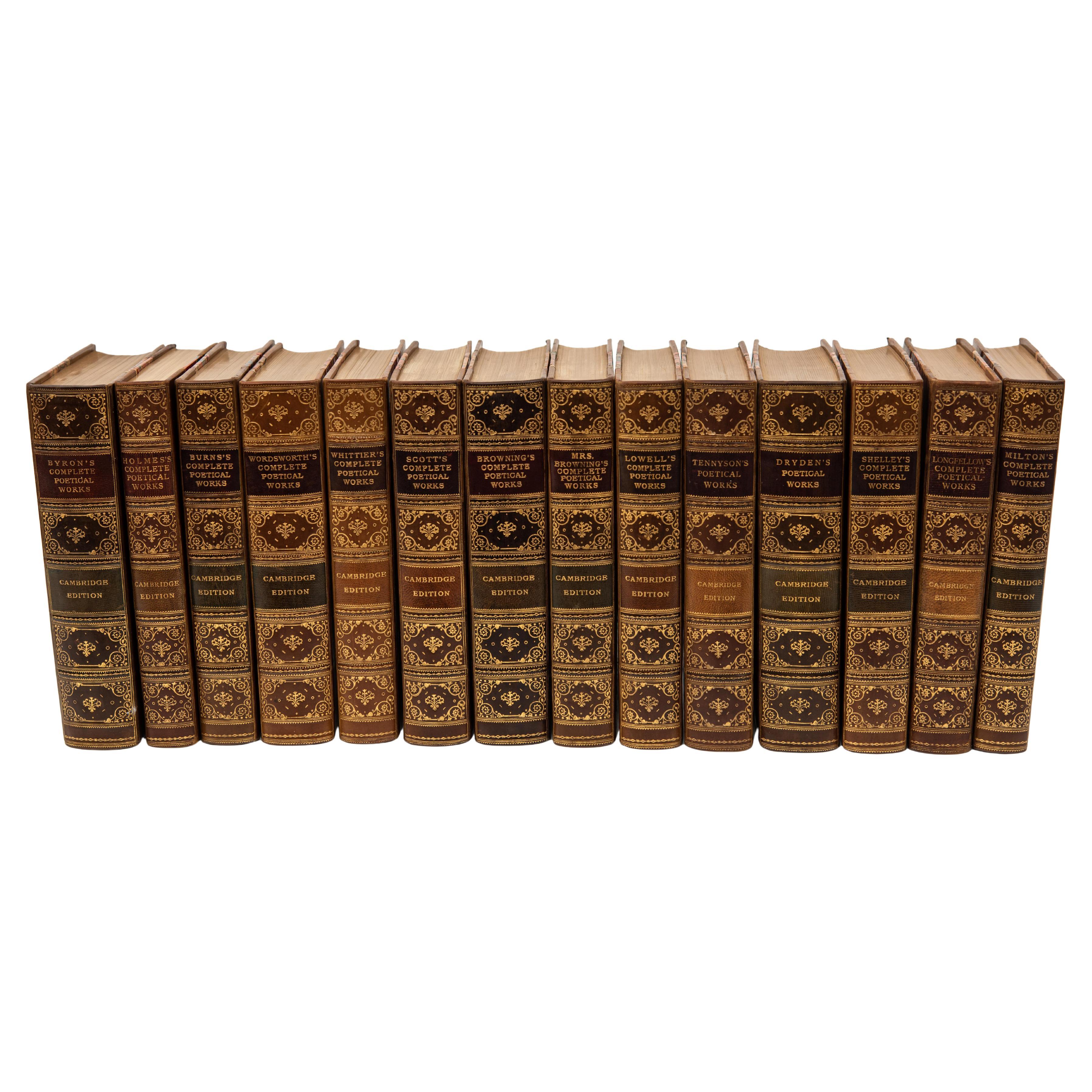 14 Volumes. Cambridge Edition of Poets.