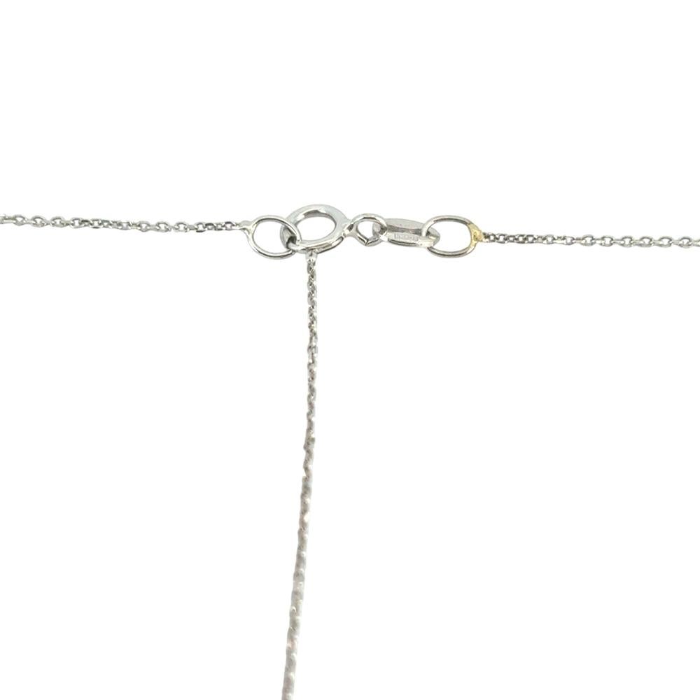 14 White Gold GIA Certified Flawless Diamond Pendant Necklace In New Condition For Sale In Boca Raton, FL