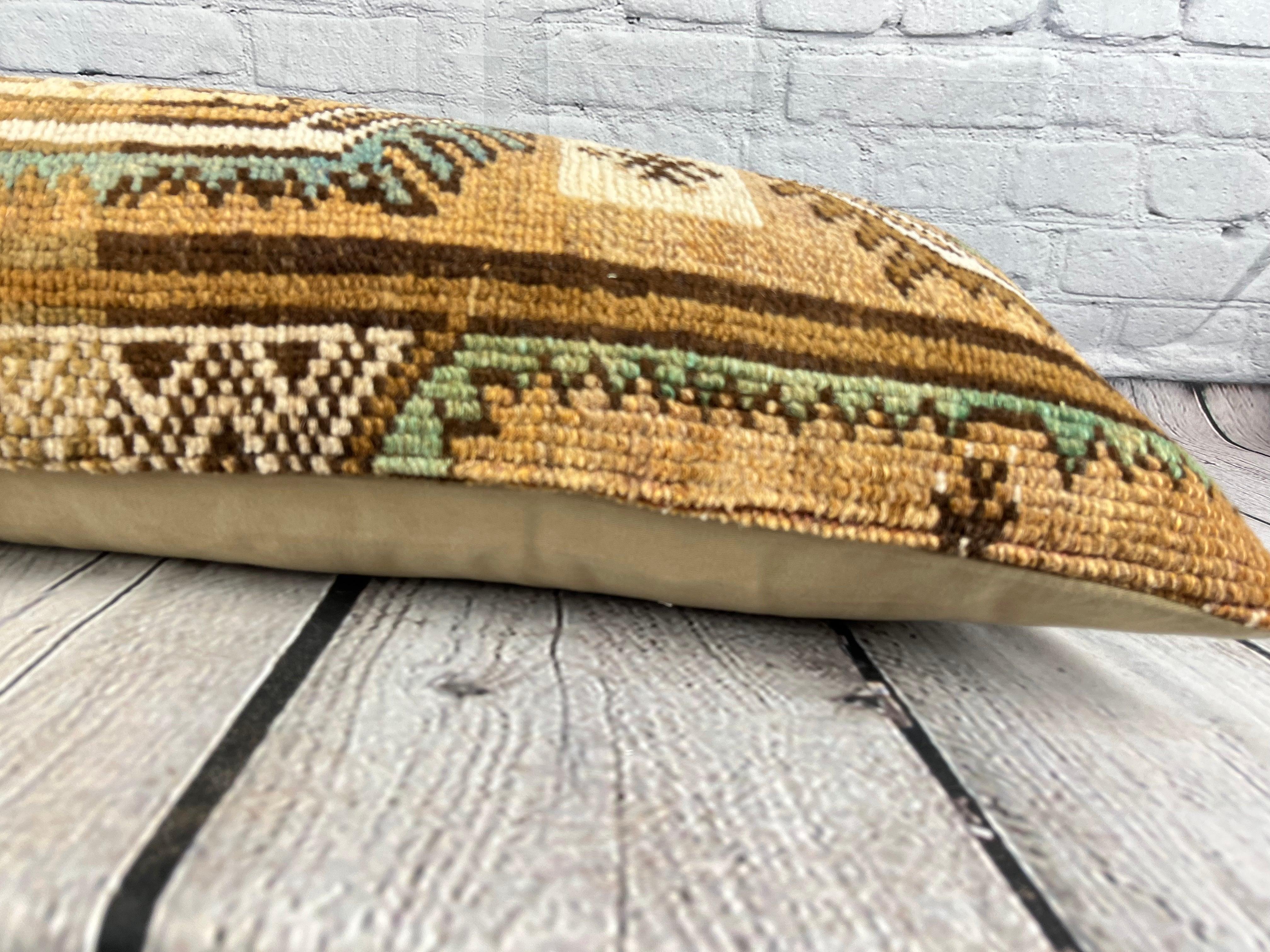 14 x 35 Cuscino Tappeto Lombare Anatolian Jewell Cuscino Turco Copricuscino #7595 In condizioni Nuovo in vendita a Houston, TX