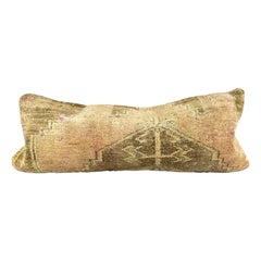 14 x 35 Lumbar Rug Pillow Golden Horizon Turkish Pillow Cushion Cover #7821