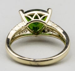 14 Yellow Gold Chrome Diopside Fashion Ring