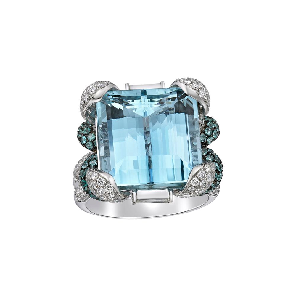 30 carat aquamarine ring