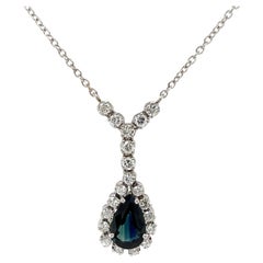 White Gold Drop Necklaces