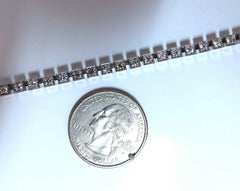 1.40 Carat Box Bead Set Prime Pave Natural Round Diamonds Bracelet 14 Karat*