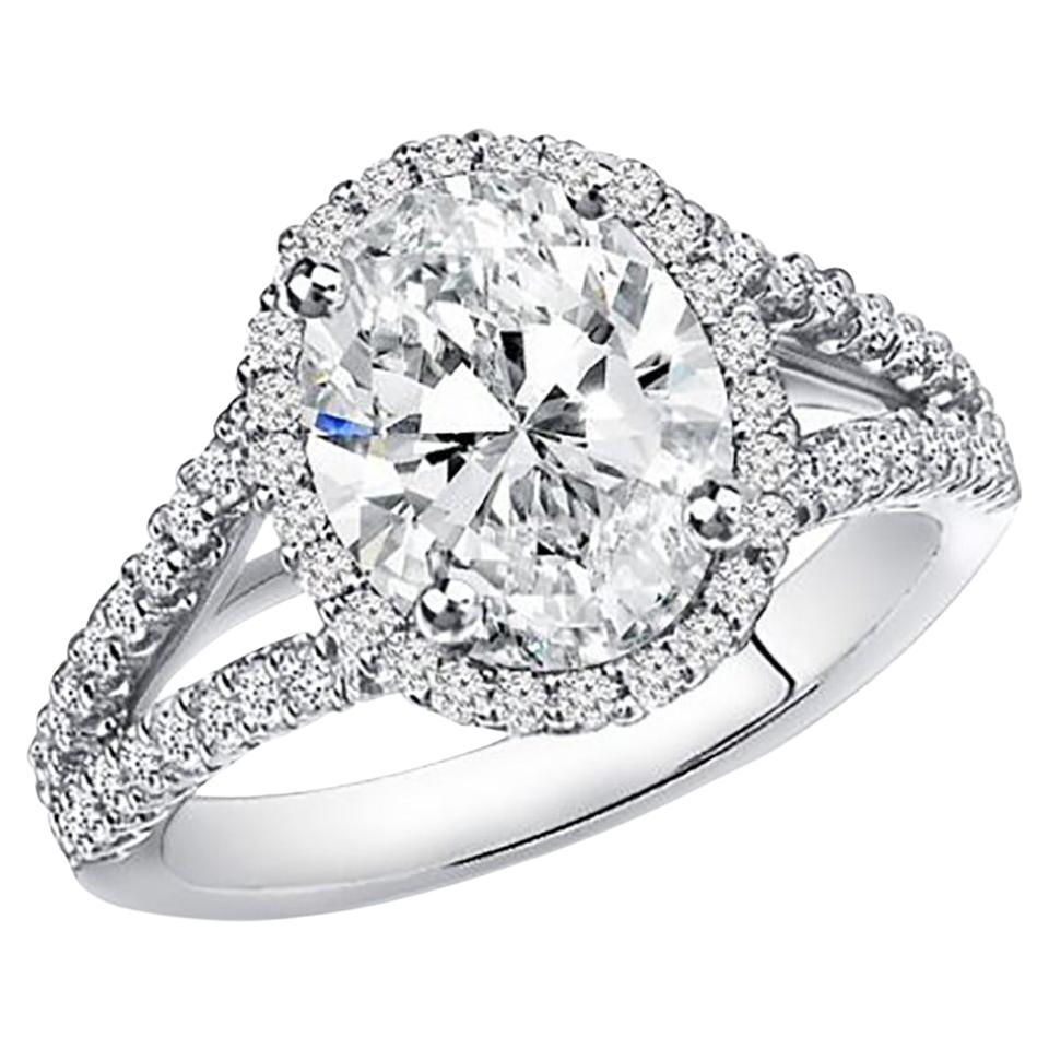 Bague de fiançailles avec diamants de 1,40 carat
