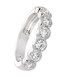 1,40 Karat natürlicher Diamantring G SI 14 Karat Weißgold