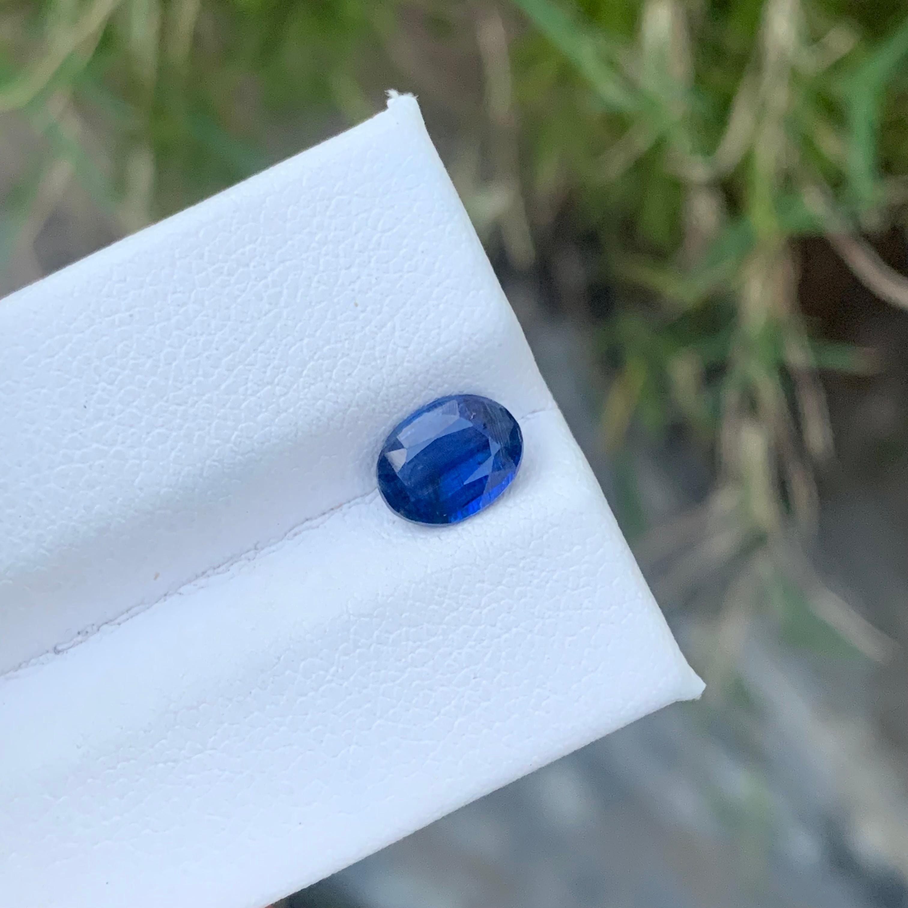 1.40 Carat Natural Loose Blue Kyanite Ring Gemstone 4
