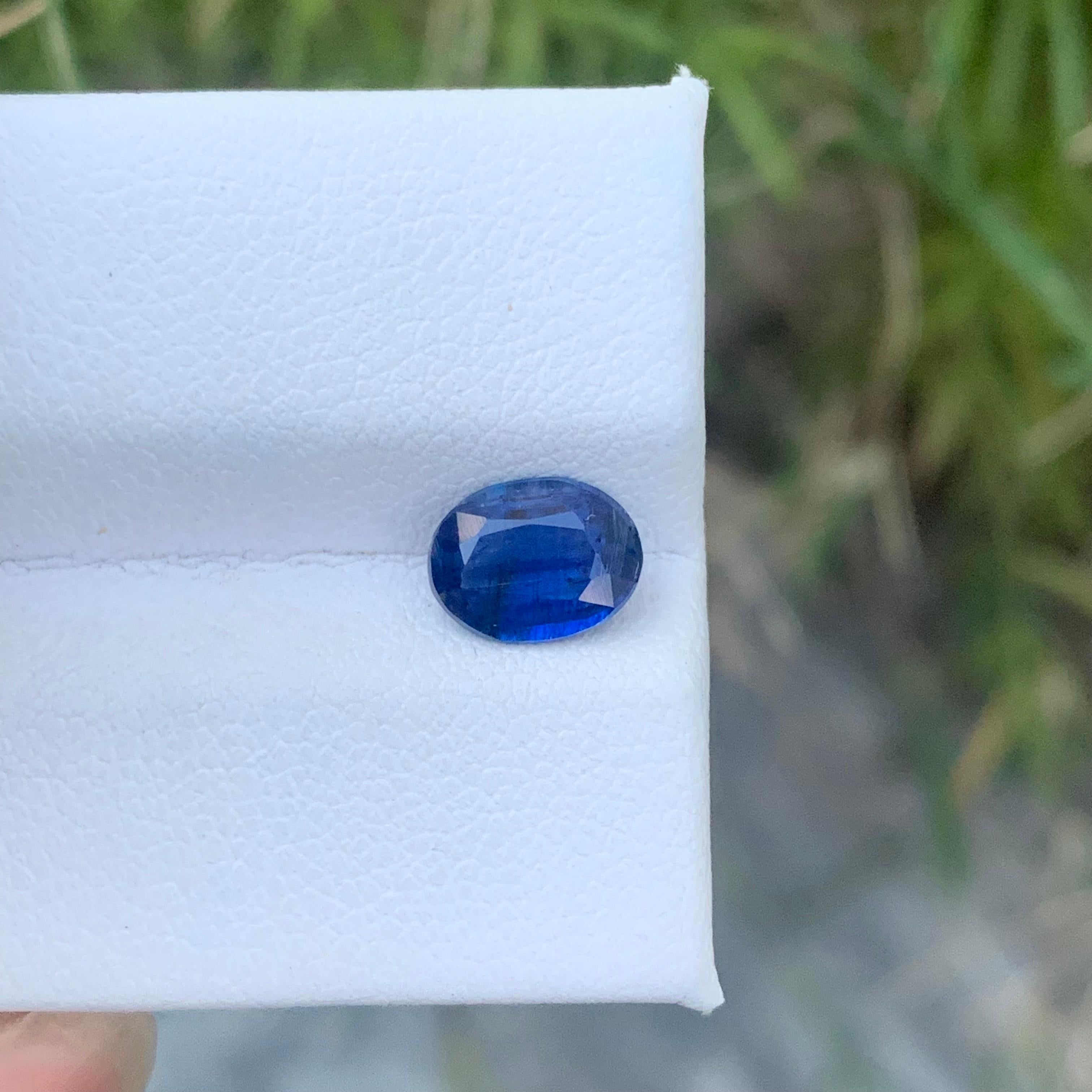 1.40 Carat Natural Loose Blue Kyanite Ring Gemstone 1