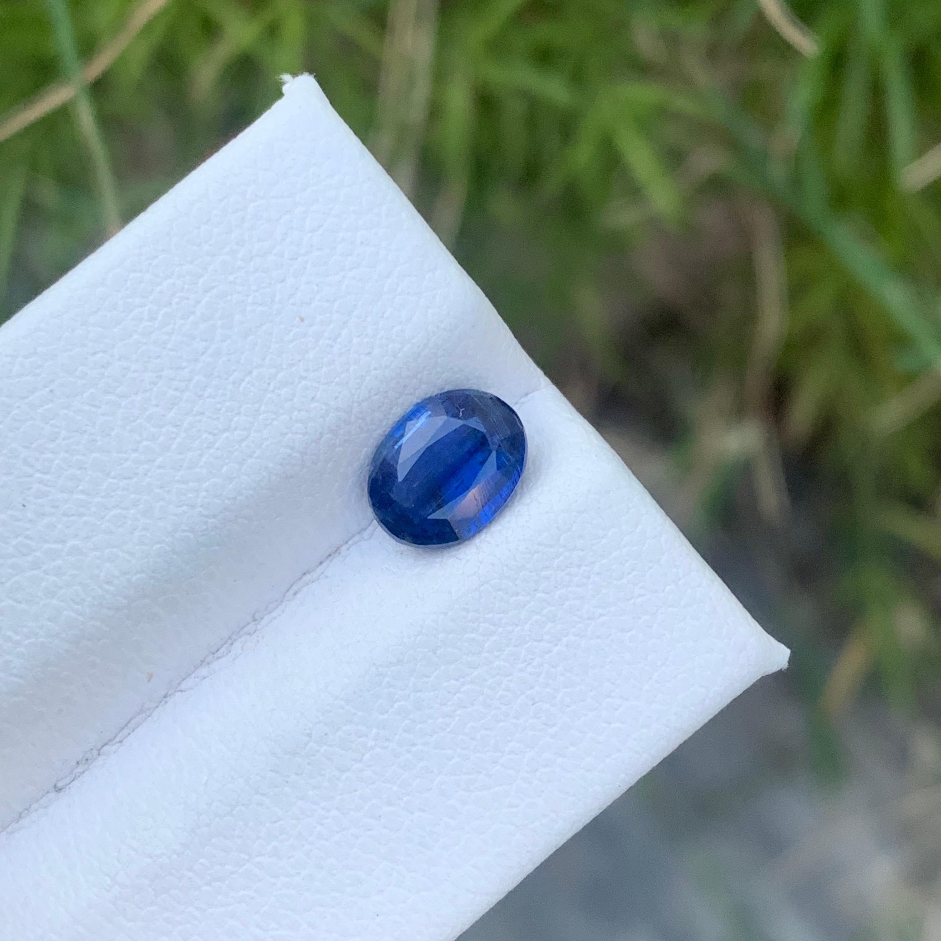 1.40 Carat Natural Loose Blue Kyanite Ring Gemstone 2