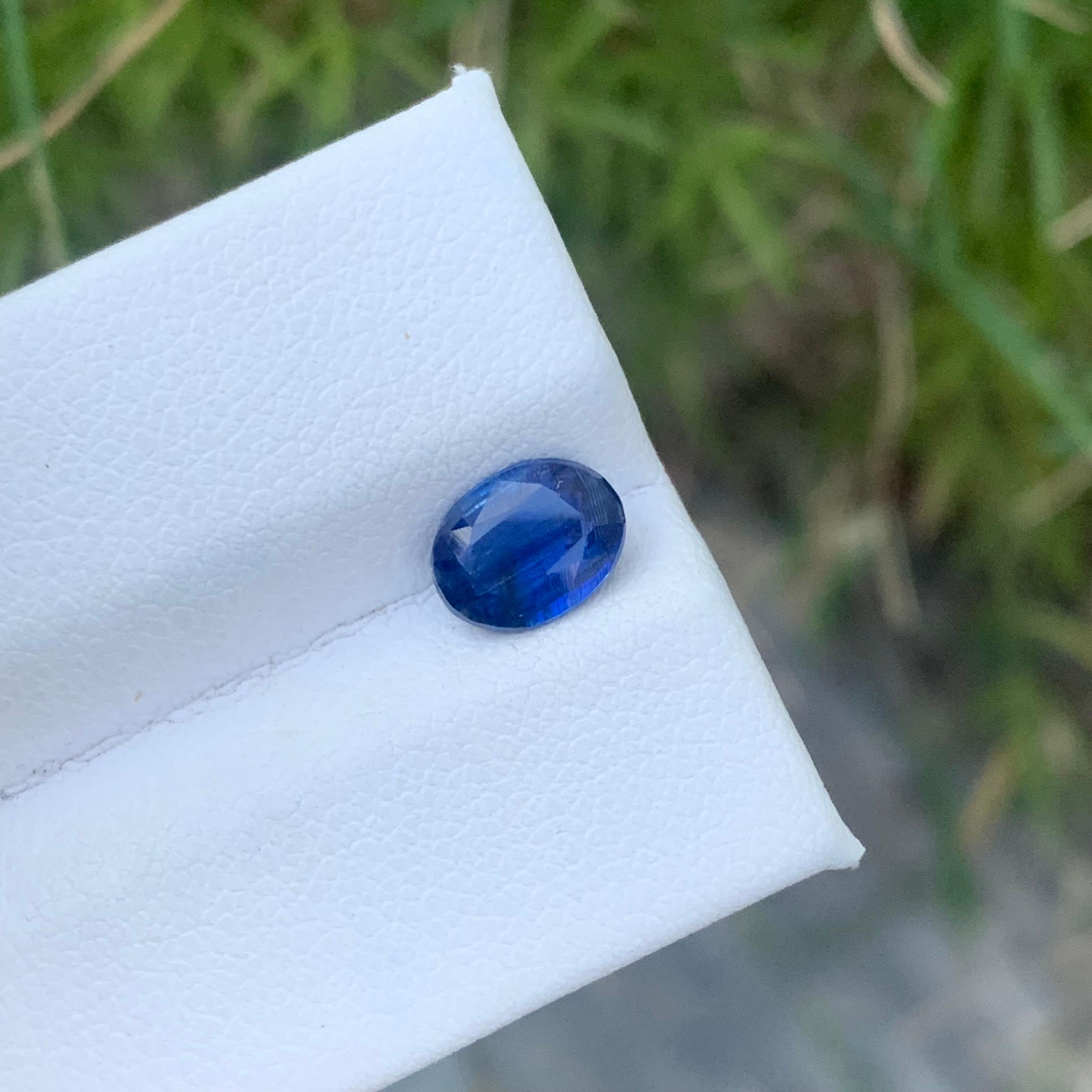 1.40 Carat Natural Loose Blue Kyanite Ring Gemstone 3