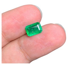 1.40 Carat Natural Loose Emerald Gemstone From Swat Mine, Pakistan
