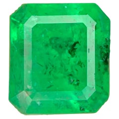 1.40 Carat Natural Loose Emerald Gemstone From Swat, Pakistan