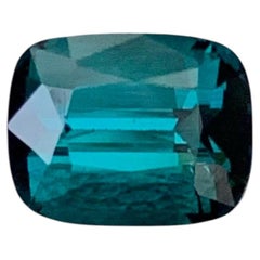 1.40 Carat Natural Loose Lagoon Tourmaline Cushion Cut Gemstone
