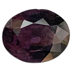 1.40 Carat Natural Loose Purple Spinel Oval Shape Gemstone