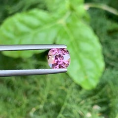 1.40 Carat Natural Loose Purplish Color Spinel Cushion Cut Burmese Gemstone