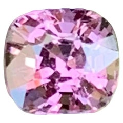 1.40 Carat Natural Loose Purplish Color Spinel Cushion Cut Burmese Gemstone