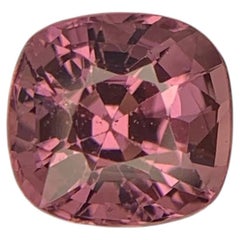 1.40 Carat Natural Loose Purplish Color Spinel Cushion Cut Burmese Gemstone