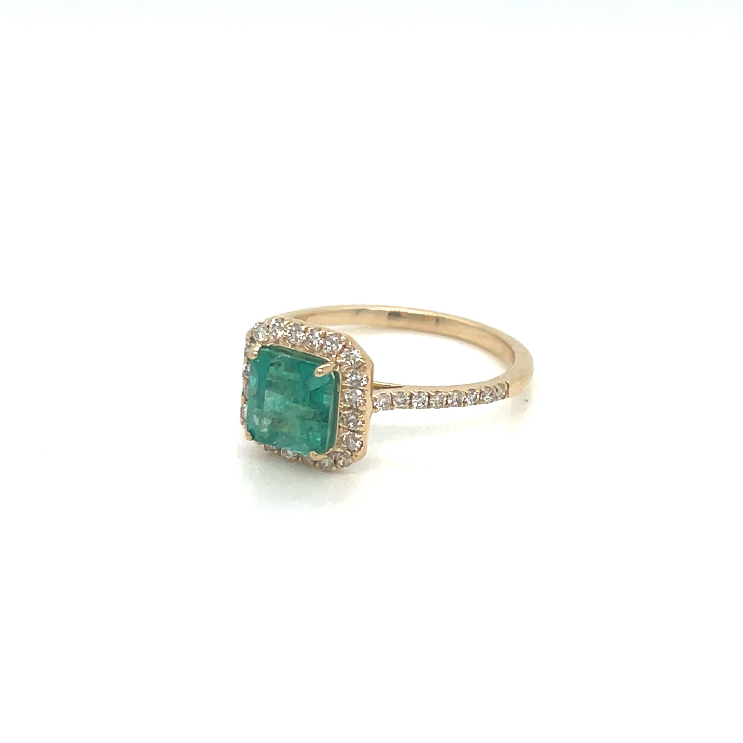 vintage emerald engagement rings