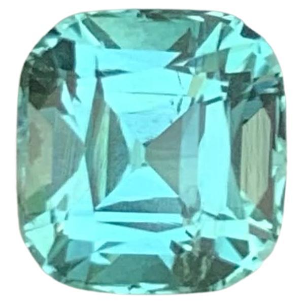 1.40 Carats Loose Sea Form Tourmaline Stone Cushion Cut Afghani Gemstone