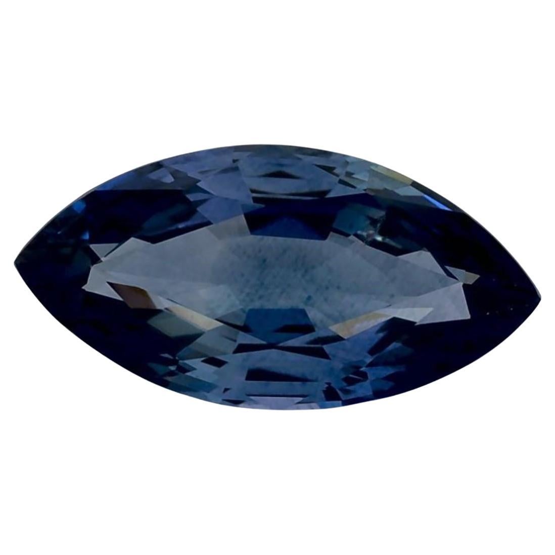 1,40 Ct Zaffiro Blu Marquise Gemma Sciolta