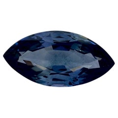 1,40 Karat Blauer Saphir Marquise Loser Edelstein