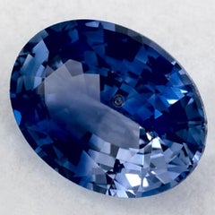 1.40 Ct Blue Sapphire Oval Loose Gemstone